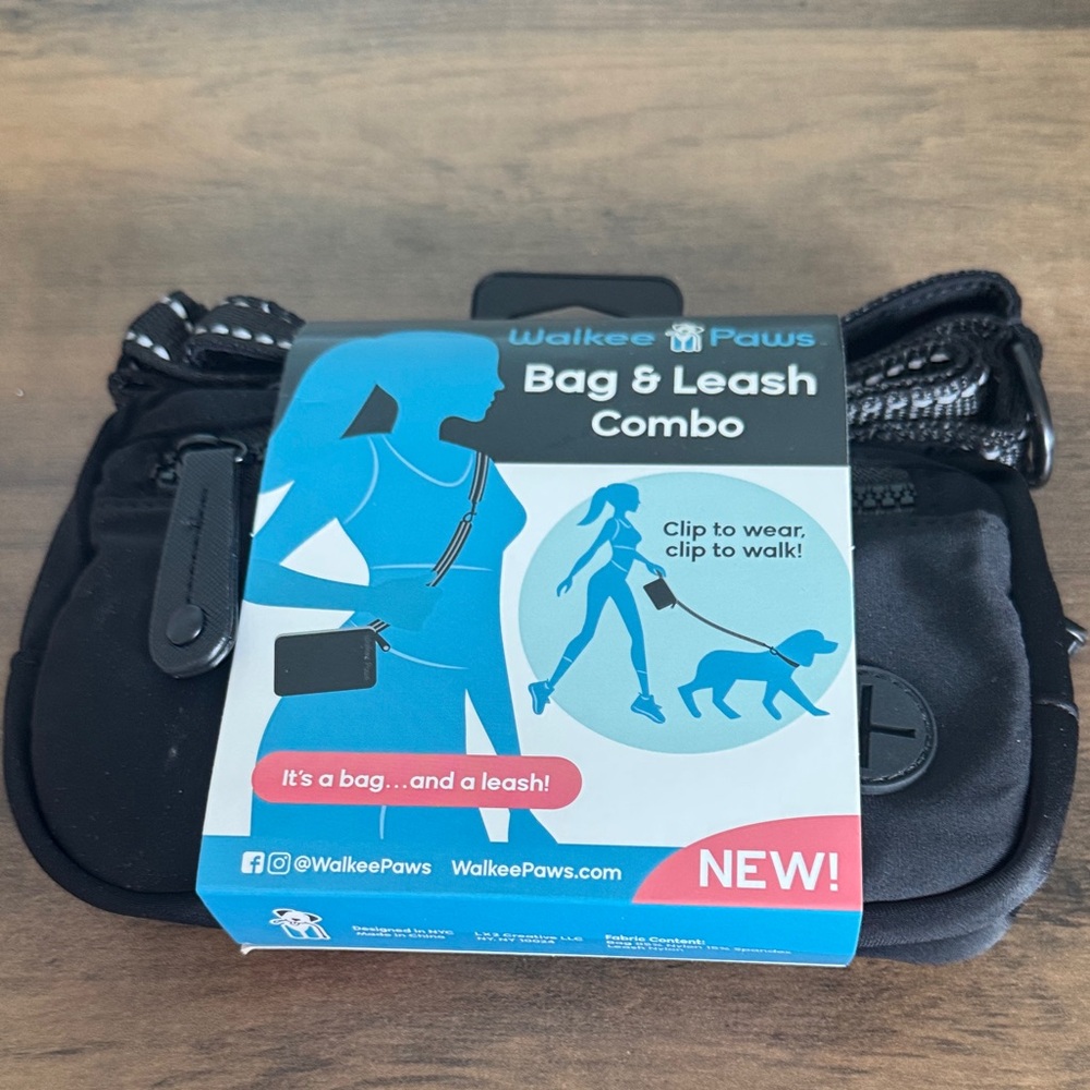 Black Bag & Leash Combo